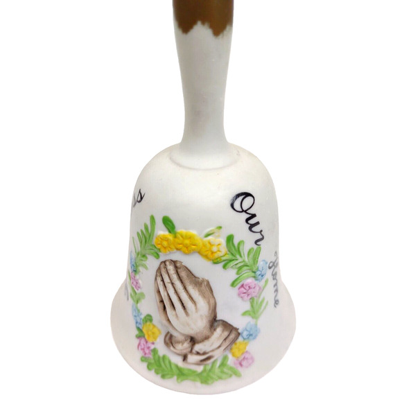 Vintage Collector's Ceramic Bell Brinn's in Pittsburgh "God Bless Our Home" EUC - Picture 6 of 6